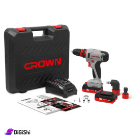 مثقب بطارية رؤوس متغيرة 12 فولت CROWN CT21081HQ-2 BMC