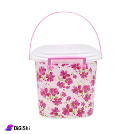 Plastic Detergent Powder Storage Box Size 2.5 - Pink