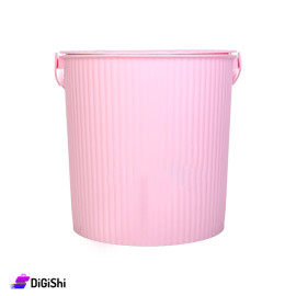 دلو بلاستيك متعدد الاستخدامات مع غطاء Homy Plast - زهر