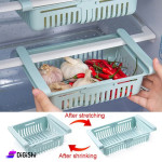 Homy Plast Expandable Plastic Fridge Drawer