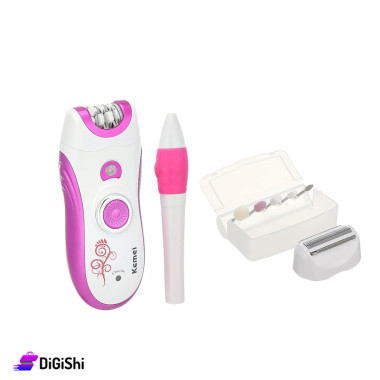 Kemei KM-3026 Women's Shaver with Manicure Set 3 in 1