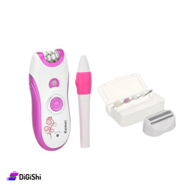 Kemei KM-3026 Women's Shaver with Manicure Set 3 in 1