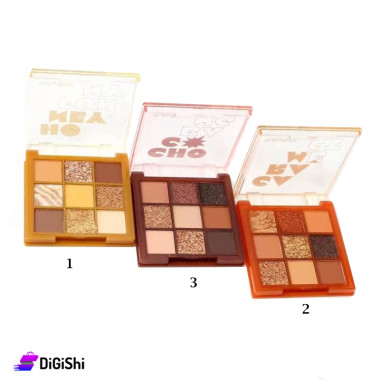 Ruby Rose Eyeshadow Mini Kit Palette 9 Color HB-1076
