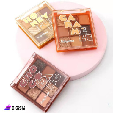 Ruby Rose Eyeshadow Mini Kit Palette 9 Color HB-1076