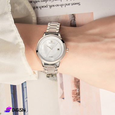 Naviforce NF5008 Stainless Steel Quartz Ladies Watch
