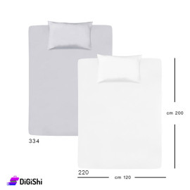 ALHOUDA Bed Sheet Set with Pillow Cover Single and Half Size - Shades of Red