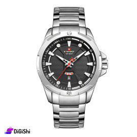 ساعة يد رجالية Naviforce NF9161 - فضي