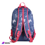 Butterfly Print 3-layer Backpack