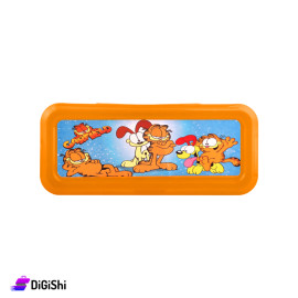 لانش بوكس مستطيل رسمة Garfield - أورنج