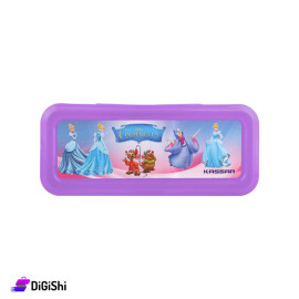 Cinderella Rectangular Lunch Box - Blue Violet