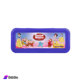 لانش بوكس مستطيل رسمة Snow White - أزرق