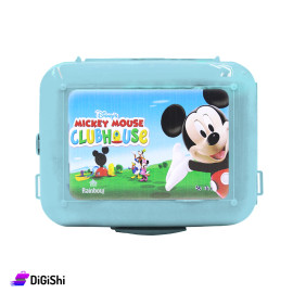 لانش بوكس مستطيل Rainbow 2141 MICKEY MOUSE - سماوي
