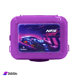 لانش بوكس مستطيل Rainbow 2141 NFS Heat - بنفسجي