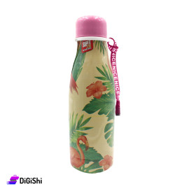 SUPER STAR Flamingo Water Bottle with Pendant