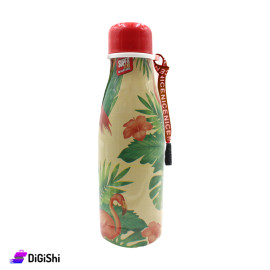 SUPER STAR Flamingo Water Bottle with Pendant