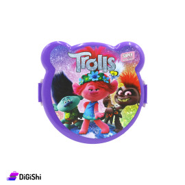 SUPER STAR Trolls Lunch Box Teddy Bear Shape