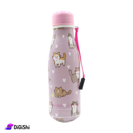 مطرة ماء رسمة قطط مع تعليقة SUPER STAR