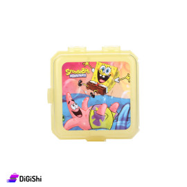 SUPER STAR SpongeBob Plastic Lunch Box - Yellow