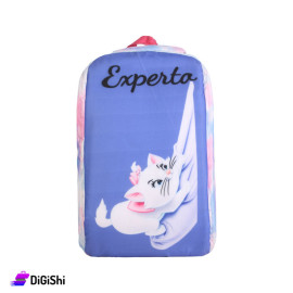 LuluCaty Experto Four Layers Backpack - Pink and Medium Purple