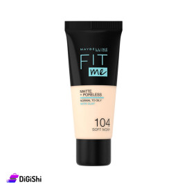 كريم أساس104 MAYBELINE Fit me