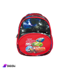 LEXI LP 3102 Waterproof Canvas Two Layer Cars Drawing - Red