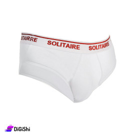 Solitaire N.564 Men's Cotton Lycra Slip - White