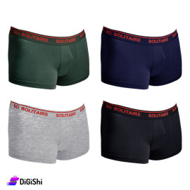 Solitaire Men's Cotton & Lycra Boxer - 3XL Colored