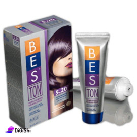 BES TON Hair Pigment - 5.20 Light Brown Violet