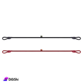 Fitness Group Syria 4002 Gym Robber Rope with 2 Metal Hang Loops - Black