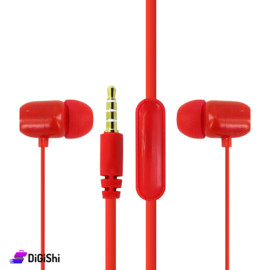 Yookie YK 810 Wired Ear phone - Red