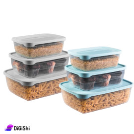 Rainbow 2134 Rectangle Plastic Bowls Set