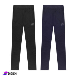 STARTER Cotton Sports Pants For Men With gray print