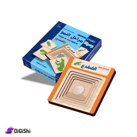 تعليم مراحل نمو الضفدع وسائل دار القمر التعليمية