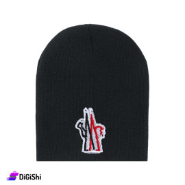 MONCLER GRENOBLE Men's Wool Cap - Black