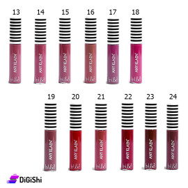 حمرة شفاه سائلة ANY KLAEN LIPS STUDIO - درجات من 13 إلى 24