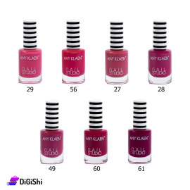 ANY KLAEN Nail Studio Winter Colors Nail Polish - Fuchsia shades