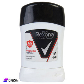 REXONA Men MotionSense Antibacterial + Invisible On Black and White Stick