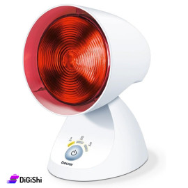 Beurer IL 35 MP Infrared Lamp with Protective Grille for Colds and Muscle Tensionwith 3 stage timer