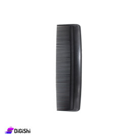 Small Plastic Hair Comb - Black