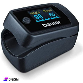 Beurer PO 45 Pulse Oximeter for Measuring Oxygen Saturation Heart Rate and Perfusion Index