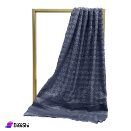 ZARA Navy Soft Mohair Scarf