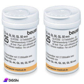 Beurer TEST STRIPS GL 44/50 (50 PCS) Blood Glucose Monitors