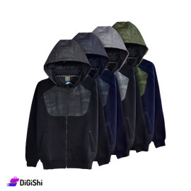 STARTER Men's Cotton Jacket With A Wave Pattern On The Front