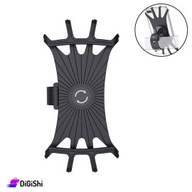 حامل موبايل للدراجات - أسود