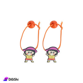 Girl's Rubber Hair Tie - Maroko Shape