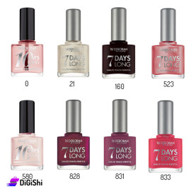 DEBORAH 7 DAYS Nail Polish Rose Shades