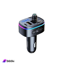 شاحن سيارة منفذين USB ومشغل موسيقى لاسلكية Earldom ET-M62
