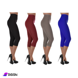 Solitaire Women's Seamless Capri Pants Free Size