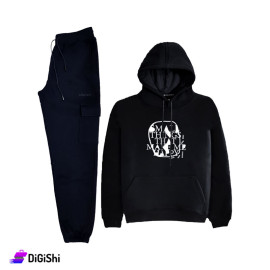 STARTER Men's Cotton Sports Pajamas - Black writing small things that make me happy