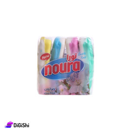 NOURA  صابون 4 قطع - ملونة